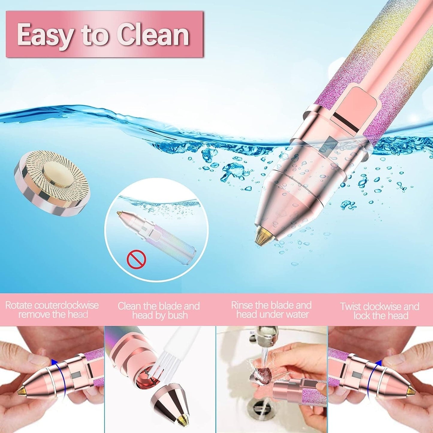 Electric Eyebrow Trimmer And Shaver