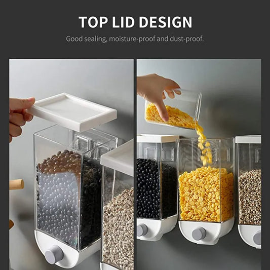 Dry Food Rice Storage dispenser