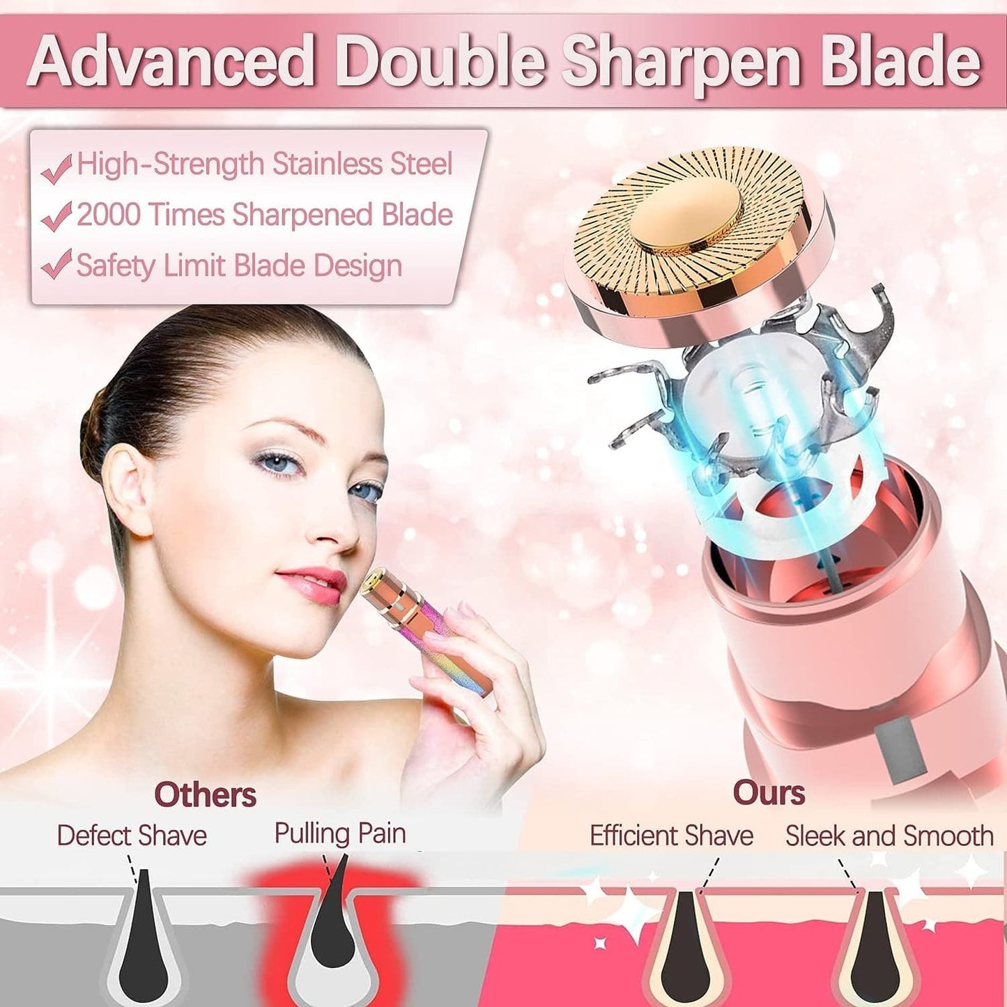 Electric Eyebrow Trimmer And Shaver