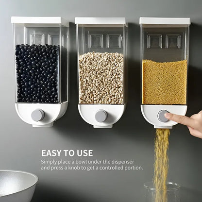 Dry Food Rice Storage dispenser